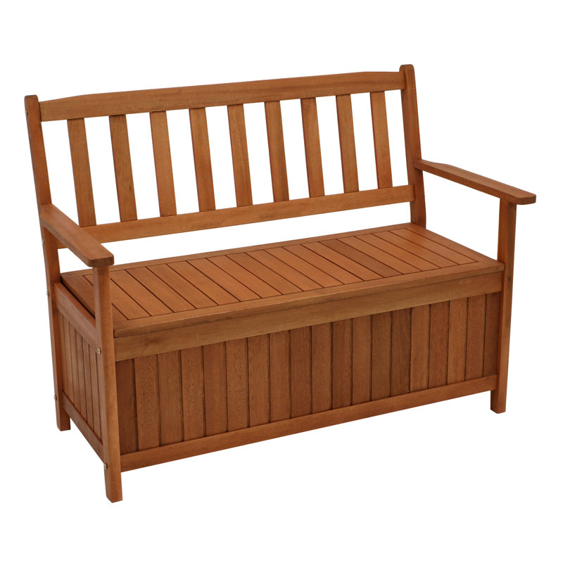 Solid Wood Eucalyptus Outdoor Bench