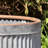 Randolph Vertically Ribbed Drum Planters