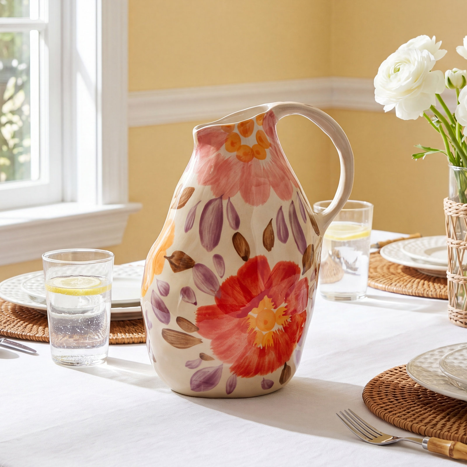 33.8oz. Stoneware Pitcher