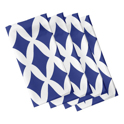 Chiaki Polyester Geometric Square Napkin