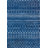 Maslah Geometric Moroccan Power Loom Performance Blue Rug-1205599543