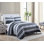 Nautica Ardmoore Cotton Reversible Grey Quilt Set