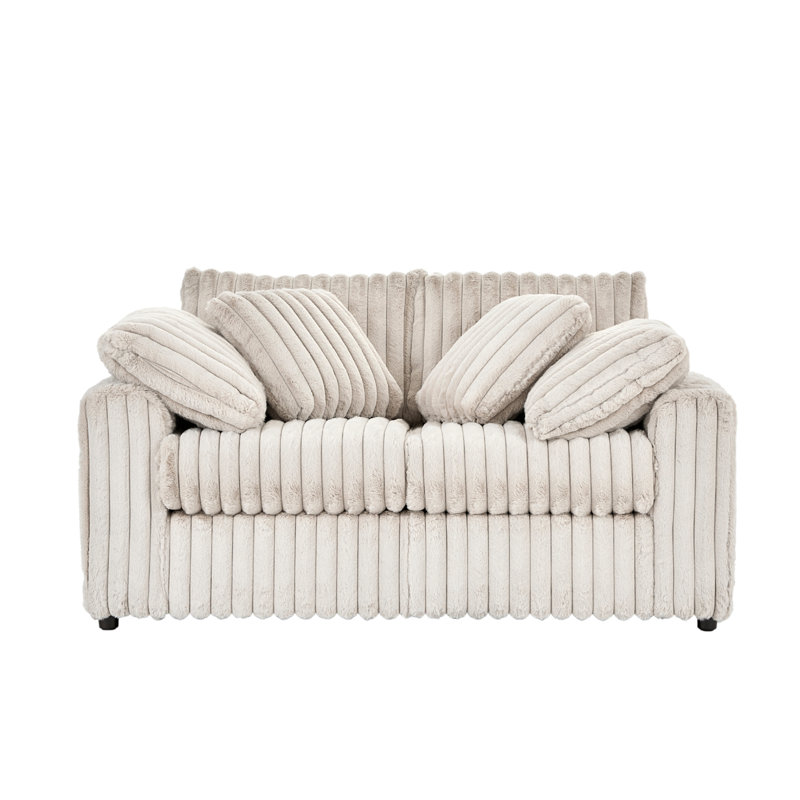 Causeuse fixe Algona, Beige