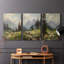 Lanscape Study Series C - Ensemble de toiles tendues avec châssis Premium - Prêt à être accroché-102400051