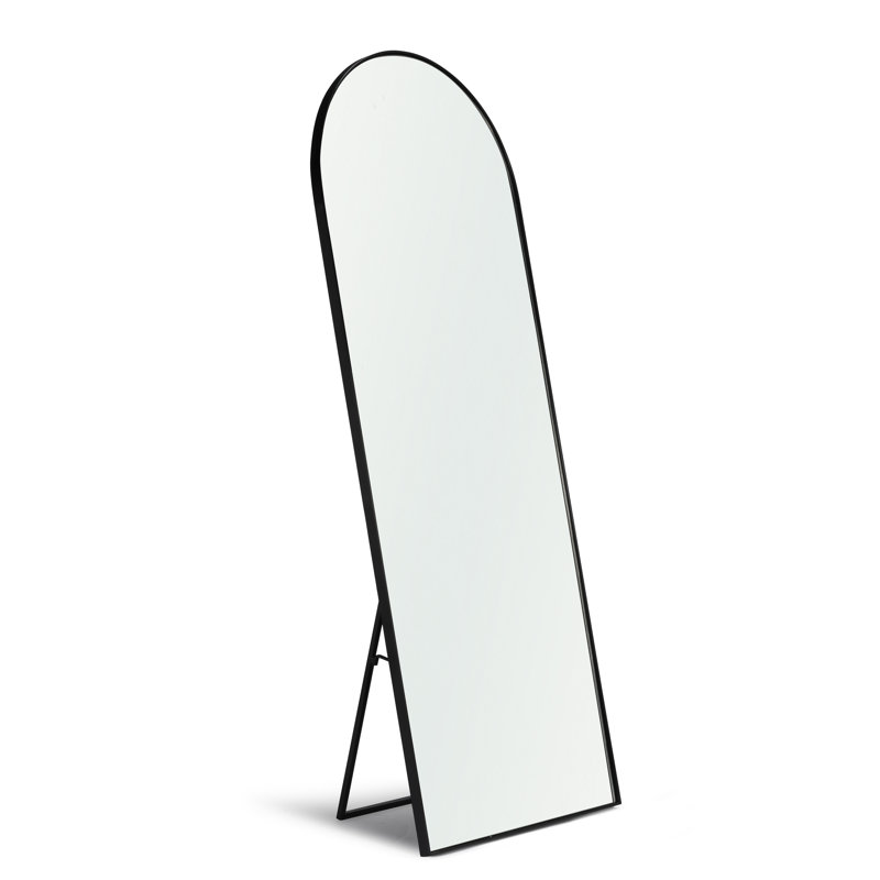 Metal Oval Floor Mirror