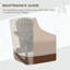 Chaise berçante Adirondack Outsunny