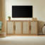 67" Rattan 4-Door Buffet Cabinet