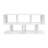 2 Tier Geometric Bookshelf
