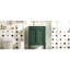 Armoire de salle de bain 24 po avec design accrocheur - vasque en céramique teintée-1368800584