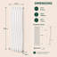 Vertical Designer Radiator-62374087