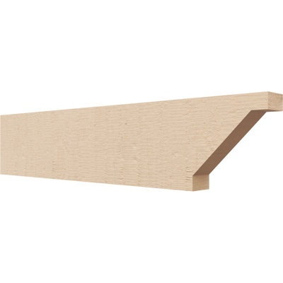 Burlington Woodgrain TimberThane Ra partier queue, brun clair apprêté