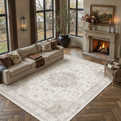Stella Machine Washable Oriental Area Rug