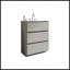 Meuble-lavabo de 30 po avec lavabo, grand rangement et 3 trous de robinet pour salle de bain moderne, pré-assemblé avec une cuve blanche-1531640164-1531640184