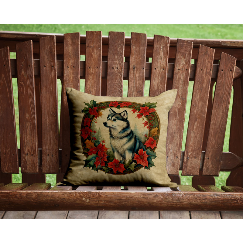Coussin Christmas, 14 po x 14 po, Carré