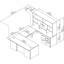 Office 500 U-Shaped Executive Desk-60405083