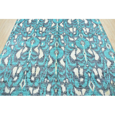 Tapis unique en viscose 8 pi 1 po x 10 pi 6 po Moonzarin