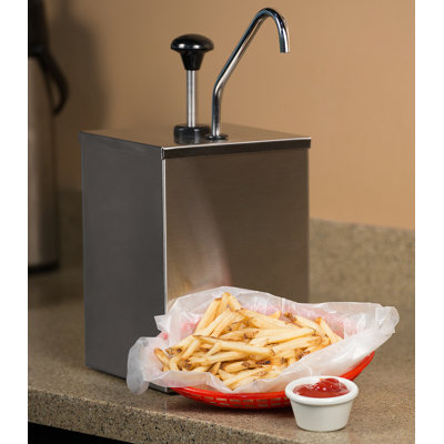 Carlisle Food Service Products Stainless Steel Condiment Dispenser & Holder Buffet Accessory
