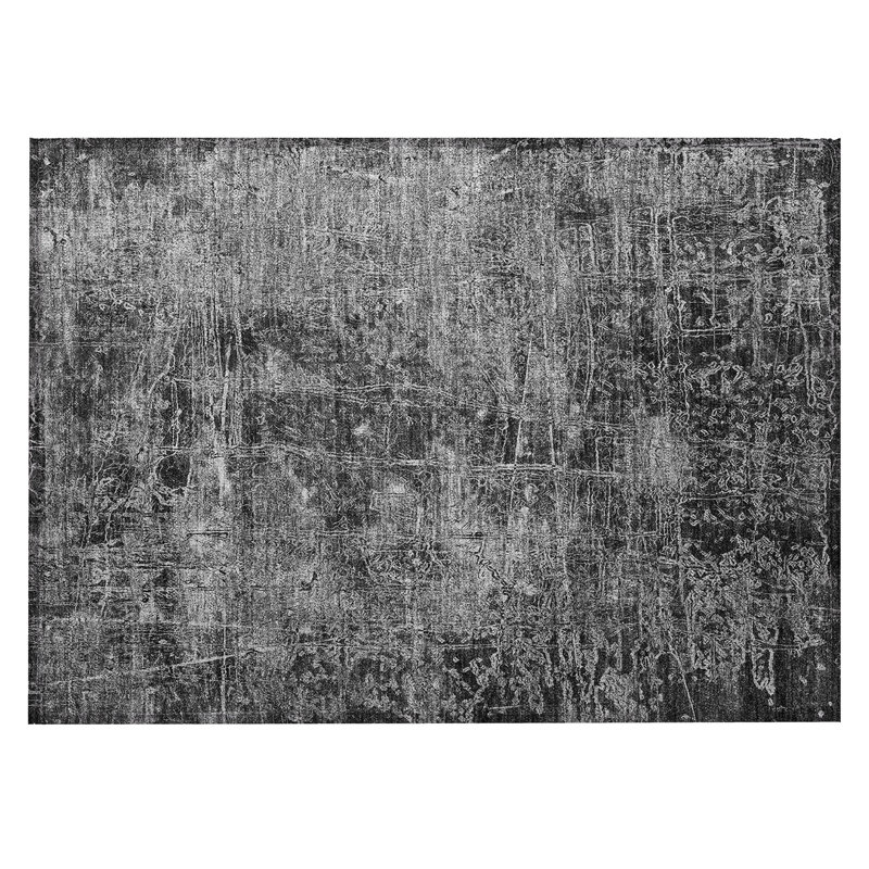Tapis extérieur lavable antidérapant 2 pi x 3 pi gris