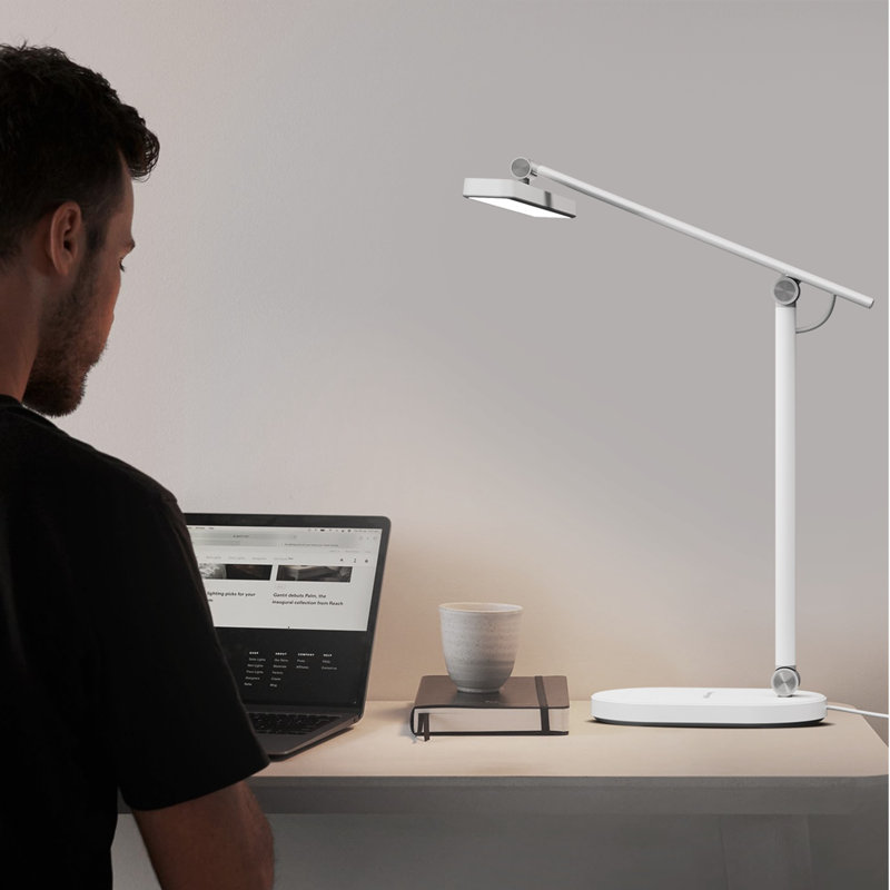 Honeywell H4 LED Desk Lamp with Auto Dimming, 3 Color Temperatures, Touch Control & Timer, Adjustable Eye-Caring Table Lamp
