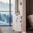 Full Body Mirror Cabinet With Round Mirror LED Vanity Table With Cushioned Stool, With 2 AC With 2 USB Power Station,17" Diameter LED Mirror, Touch Control, 3-Color, Brightness Adjustable, Large Desktop-2047719979