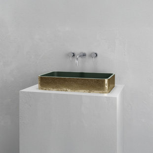 Lavabo de salle de bain mural rectangulaire Vast Studio