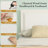 Kempst Twin Size White Metal Bed Frame with Wooden Headboard & Footboard, Rustic Farmhouse Platform Bed with Heavy Duty Steel Slats Support, No Box Spring Needed-1392988959-1444040736