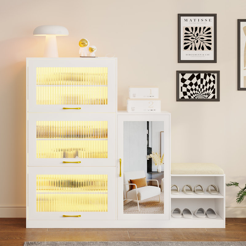 20 paires de rangement pour chaussures, Blanc
