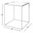 Aldren Marble Top End Table