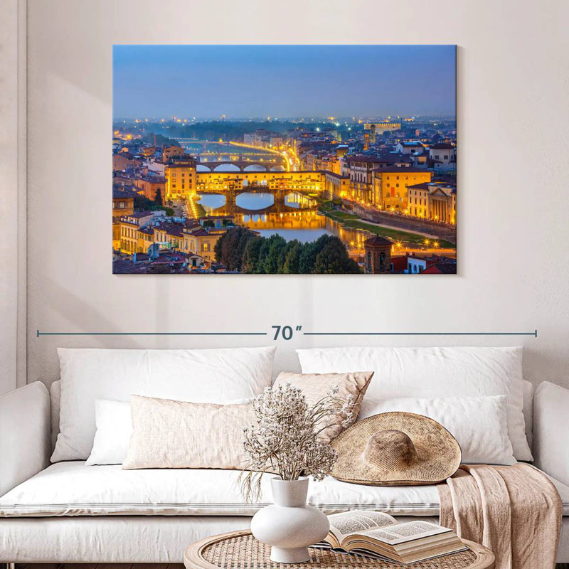 Ravi Florence By Nightfall, 32" H x 48" W