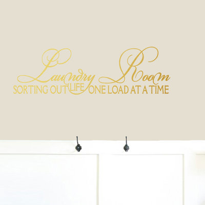 Text & Numbers Non-Wall Damaging Wall Decal