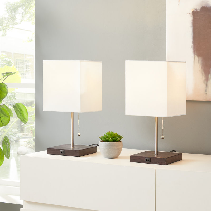 Siloam Metal USB Table Lamp