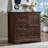 Farmhouse 3 - Drawers Dresser Organizer, Rustic Tall Chest of Drawers for Bedroom-1195908950