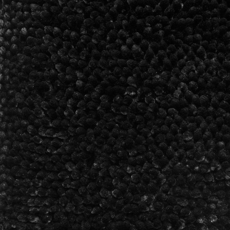 TOWN & COUNTRY BASICS Spa Step Noodle Solid Bathroom Washable Toilet Lid, Black