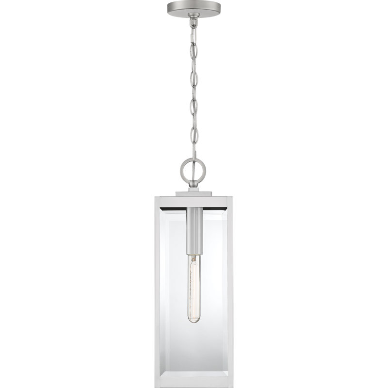 1 - Light Lantern Pendant, Stainless Steel
