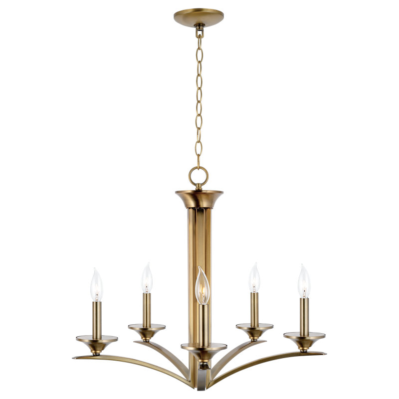Lustre classique unique à 5 lumières Nazli