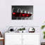 Red Wine Row sur impression sur toile-1557244388