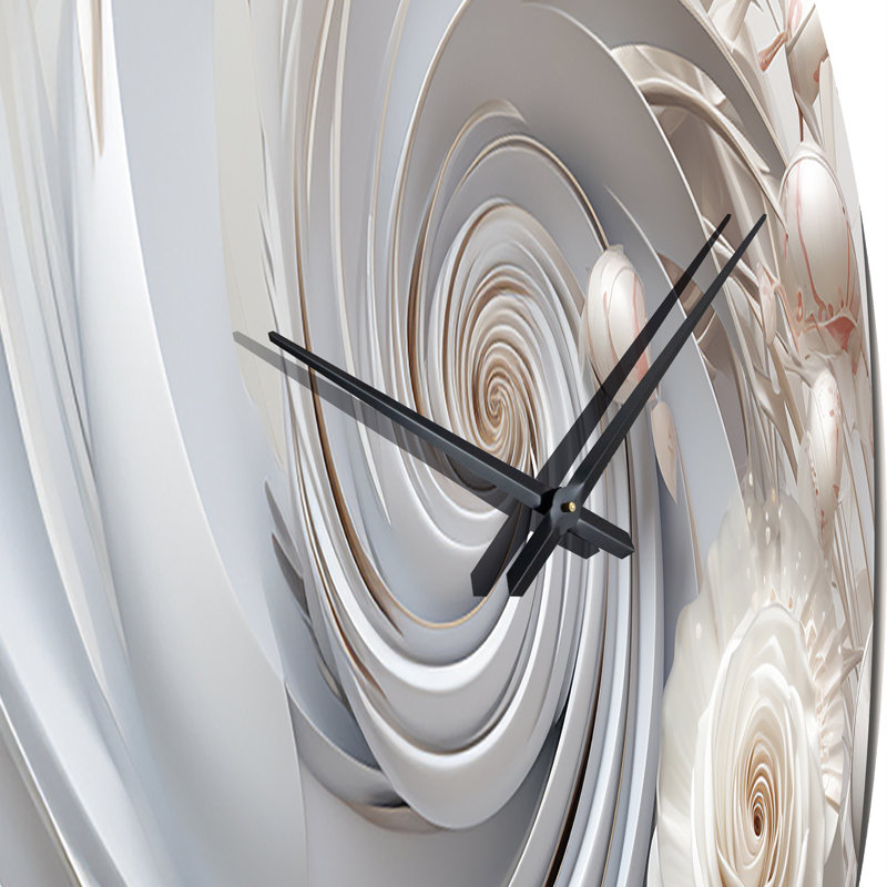 Horloge murale en métal, Très grand