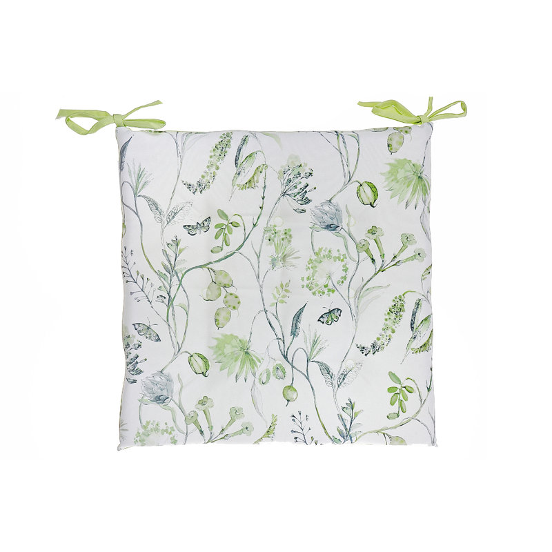 Coussin de chaise d'extérieur touffeté April 16 x 16 April - ensemble de 2