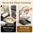 Kitchen pot lid storage rack, two-layer lid rack with detachable drip tray