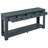 Console Table/Sofa Table With Storage Drawers And Bottom Shelf For Entryway Hallway-1320255402