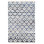 Denim Rag Diamond Ivory Handwoven Cotton Rug