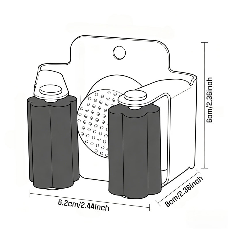 Support de balai et vadrouille à fixation murale robuste, organisateur de rangement d'outils en acier inoxydable avec vis pour la cuisine, le garage, la salle de bain et la maison