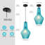 Luminaire suspendu simple à 1 lumière-895881130