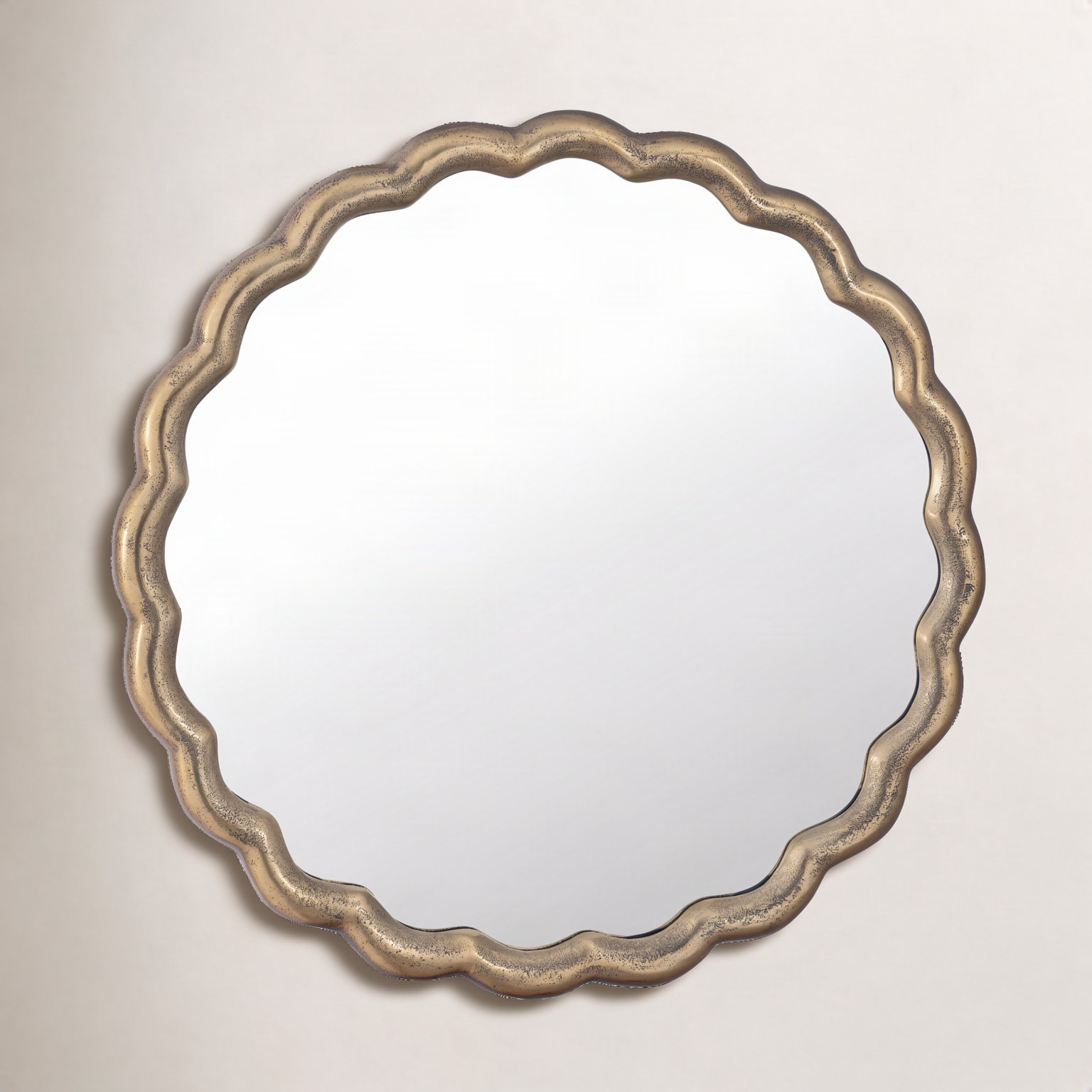 Accent Mirror, Gold, 27" x 27"