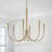 6 - Light Steel Dimmable Chandelier-70886216