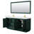 Miranda 72" Freestanding Double Bathroom Vanity with Cultured Marble Top with 70" Mirror-63966589-63966590-58038154