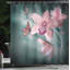 Ensemble de rideau de douche + crochets-44221943