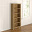 Nutmeg 190cm H x 80cm W Solid Wood Standard Bookcase