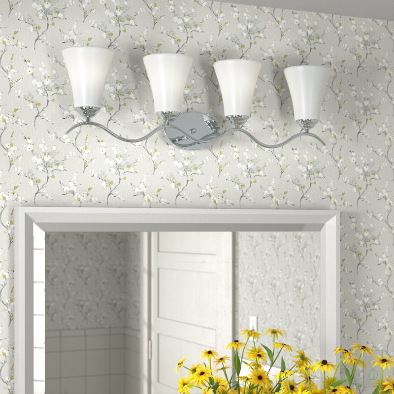 Lavalley 4 - Light Dimmable Vanity Light, Polished Chrome