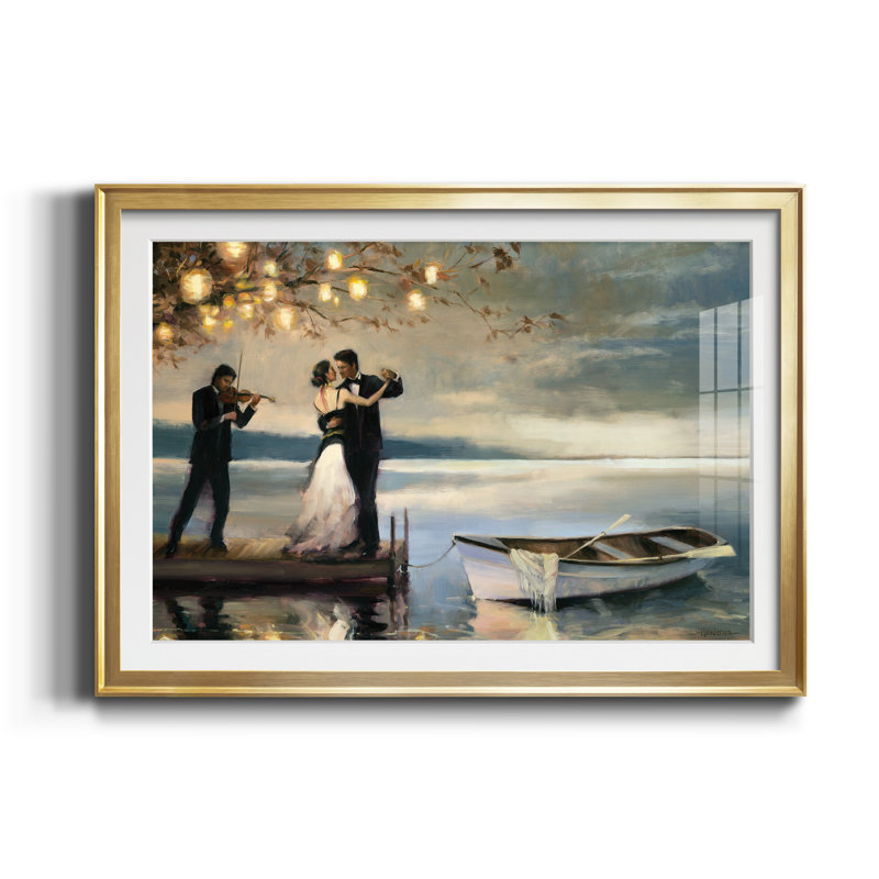 «Twilight Romance», reproduction d'art encadrée, Doré, H 22,5 po x l 30,5 po x P 1,5 po